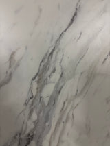 6 ft. L x 25 in. D Engineered Composite Countertop in Calcutta Blanc with Satin Finish
