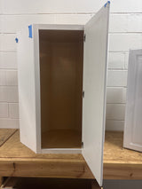 Hampton Assembled 24x42x12 in. Diagonal Corner Wall Kitchen Cabinet in Satin White