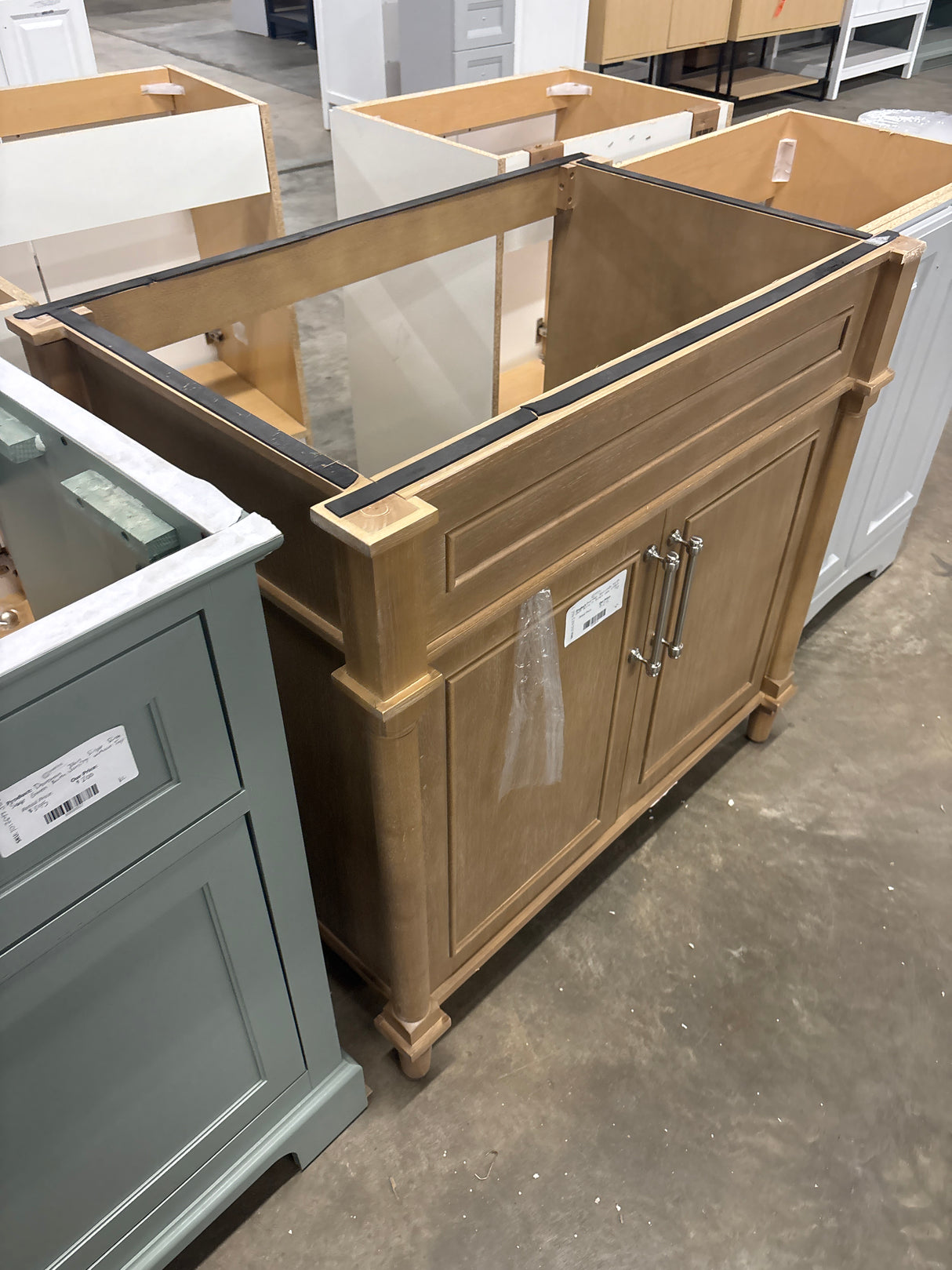 Aberdeen 36 in. x 22 in. D x 34.5 in. H Bath Vanity in Antique Oak without Top