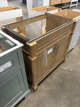 Aberdeen 36 in. x 22 in. D x 34.5 in. H Bath Vanity in Antique Oak without Top