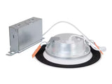 LTB 6 in. Selectable CCT (3000K-5000K) Integrated LED, White Recessed Light, Dimmable Retrofit Trim