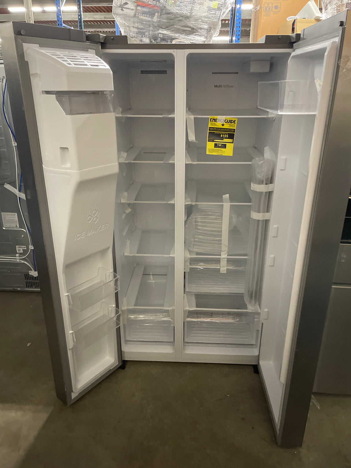 Mora 29.1 cu. ft. Side-by-Side Refrigerator with External Water and Ice Dispenser