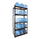 2000 lbs. Capacity Garage Storage Shelves Heavy Duty Shelf for Kitchen in Black