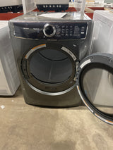 8 cu. ft. Titanium Front Load Perfect Steam Gas Dryer with LuxCare Dry and Instant Refresh