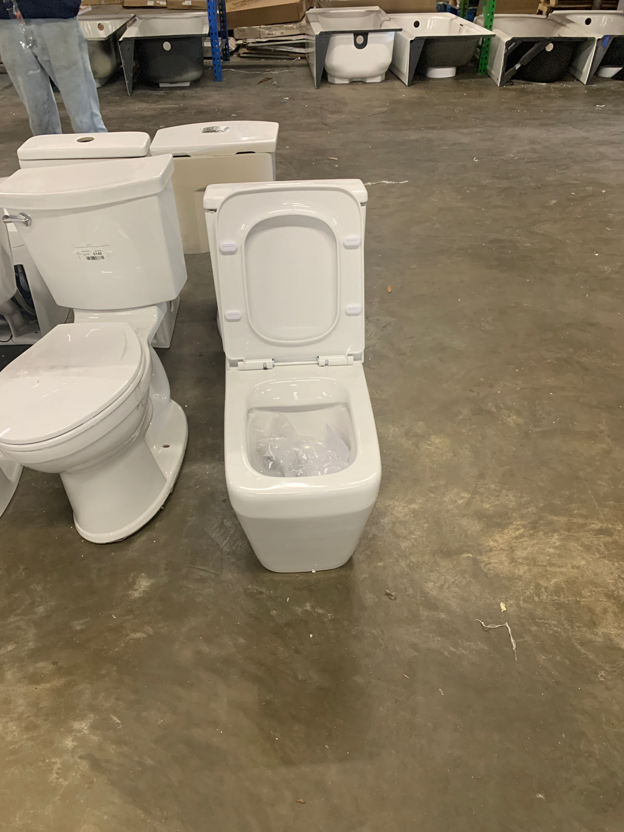 Rivoli Two-Piece 1.6 GPF Dual Flush Elongated Toilet in White