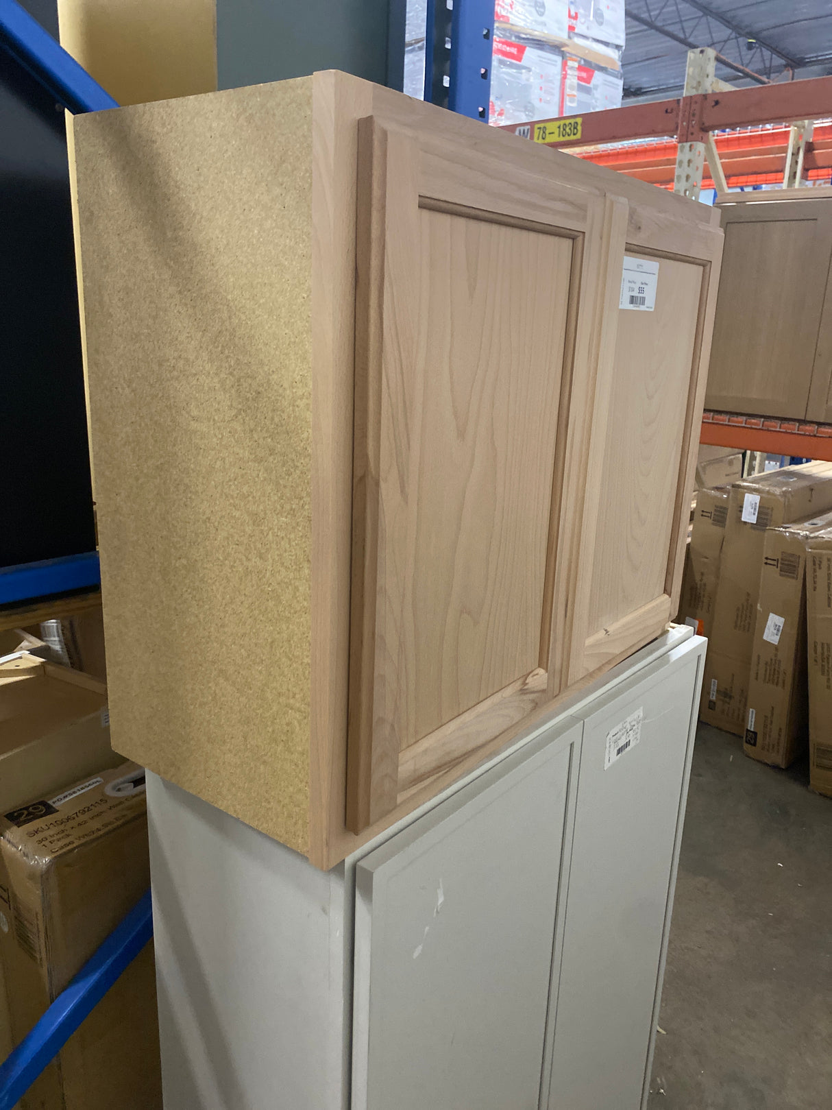 Recessed Panel 30 in. W x 12 in. D x 24 in. H Assembled Wall Bridge Cabinet in Unfinished