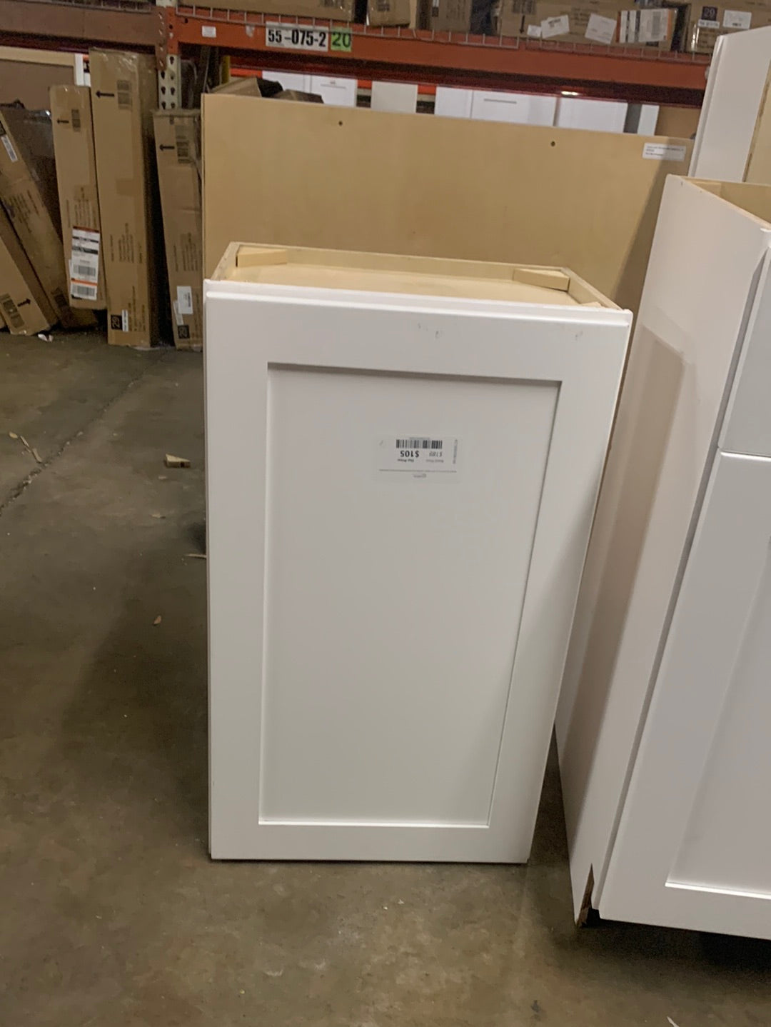 Avondale 18 in. W x 12 in. D x 30 in. H Ready to Assemble Plywood Shaker Wall Kitchen Cabinet in Alpine White