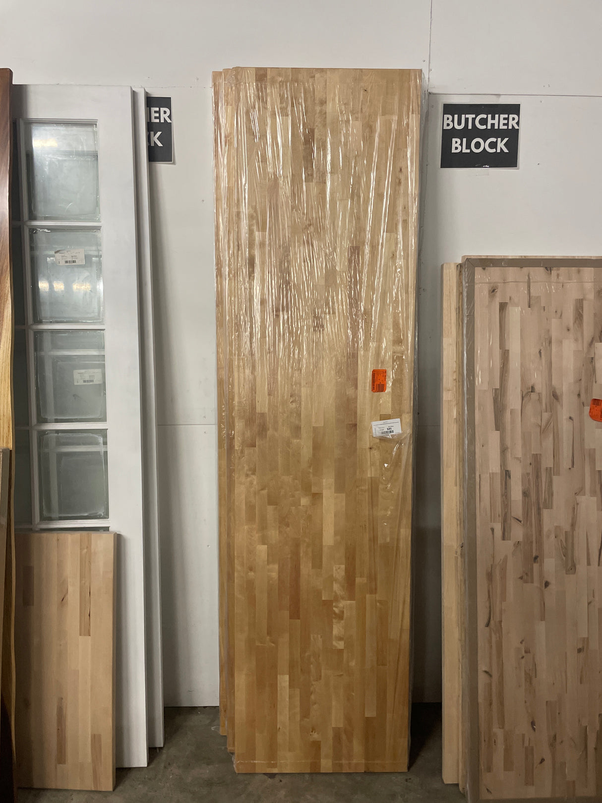 8 ft. L x 25 in. D Finished Engineered Birch Butcher Block Countertop
