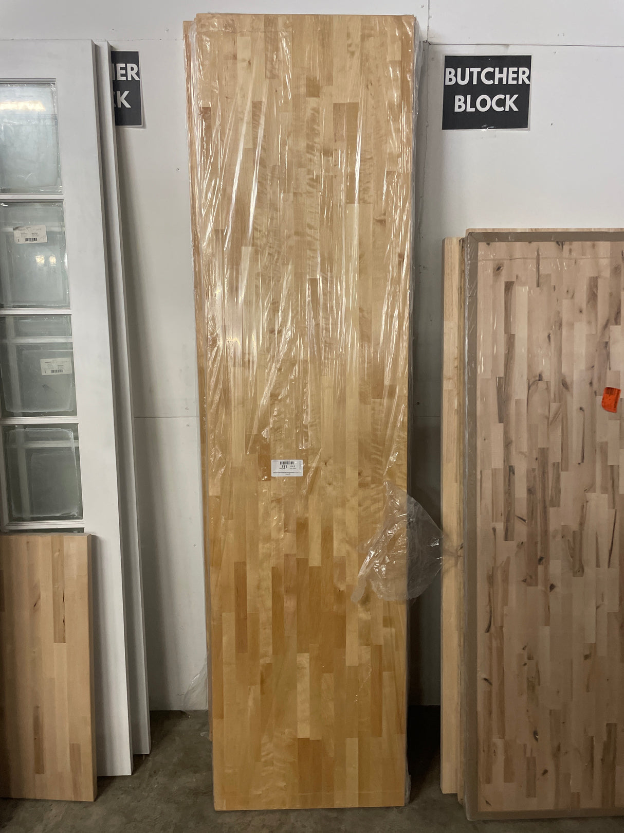 8 ft. L x 25 in. D Finished Engineered Birch Butcher Block Countertop