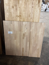 3 ft. L x 36 in. D Unfinished Birch Solid Wood Butcher Block Island Countertop With Eased Edge