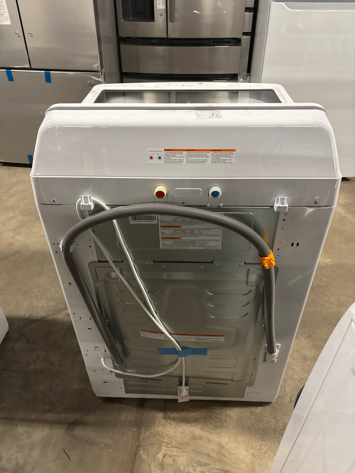 4.4 Cu. Ft. Top Load Washer in White with Max Fill Option