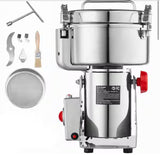 2500g Electric Grain Mill Grinder, High-Speed Commercial Spice Grinder, Stainless Steel Pulverizer