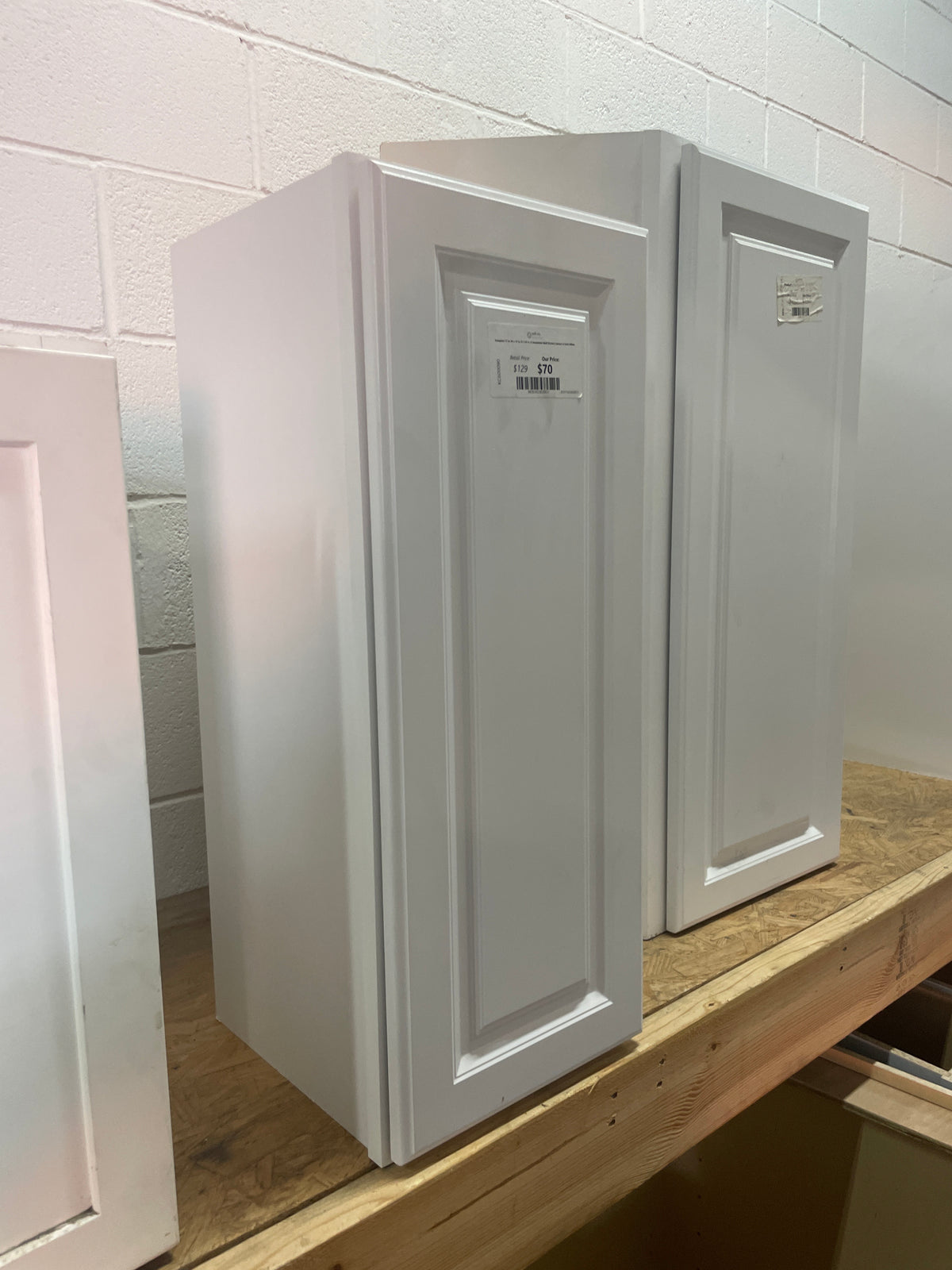 Hampton 12 in. W x 12 in. D x 30 in. H Assembled Wall Kitchen Cabinet in Satin White
