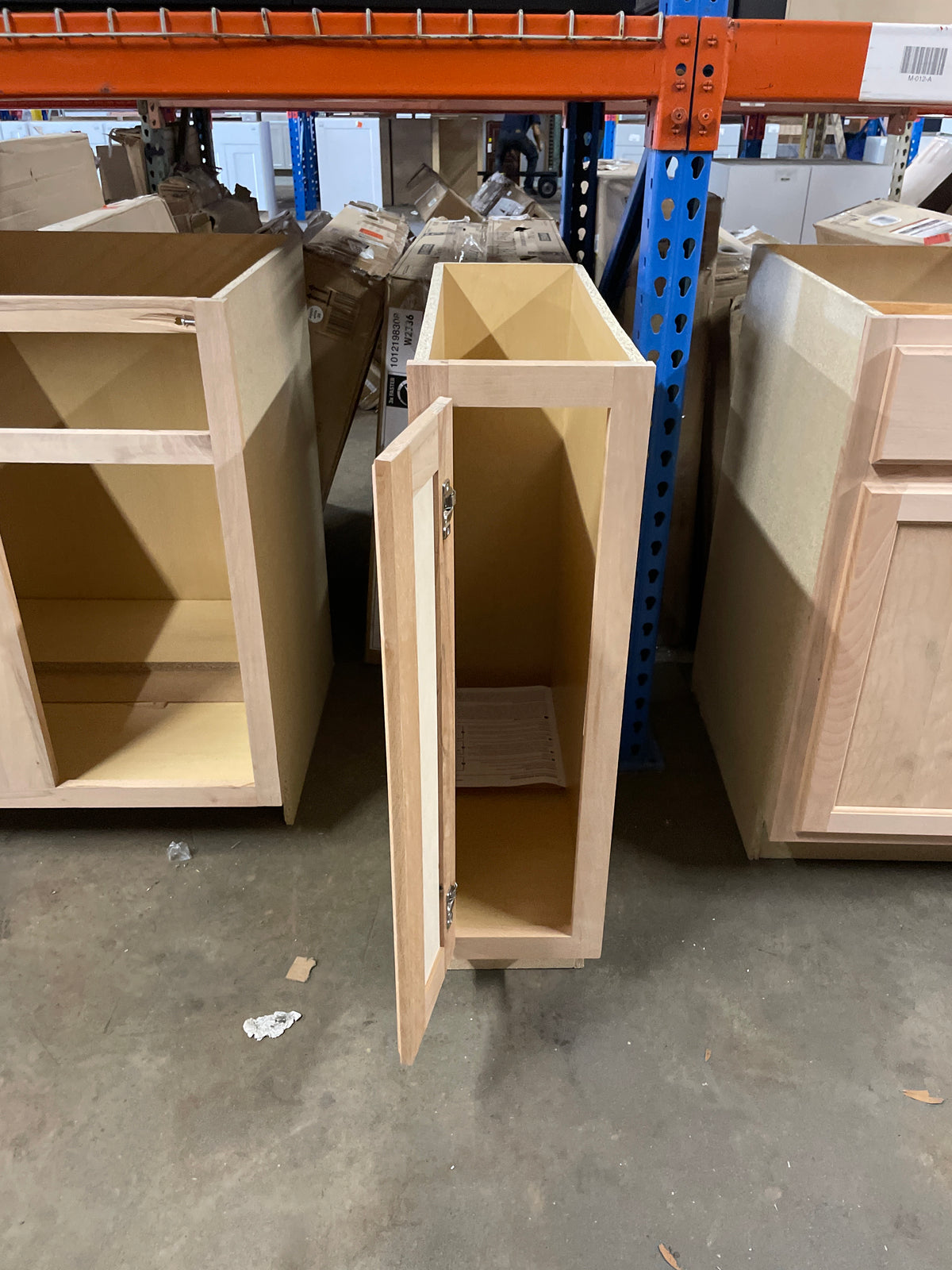 Hampton Assembled 9x34.5x24 in. Base Cabinet in Unfinished Beech