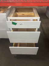 Westfield 24 in. W x 24 in. D x 35 in. H Shaker Stock Drawer Base Kitchen Cabinet in Feather White