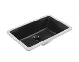 Voltaire 21 in. Rectangle Undermount Bathroom Sink in Matte Black