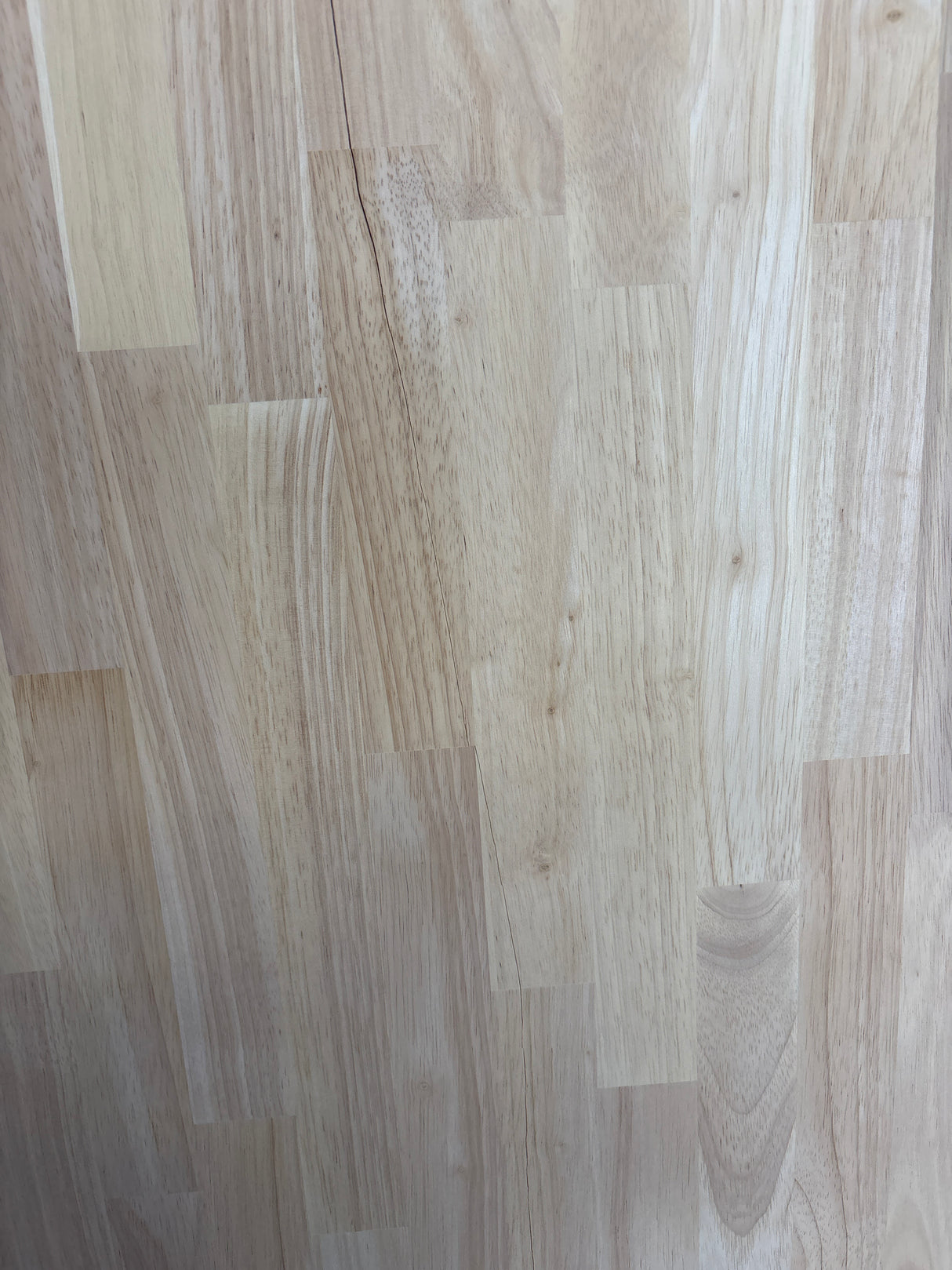 6 ft. L x 39 in. D Unfinished Hevea Butcher Block Island Countertop in With Standard Edge
