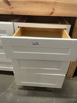 Vesper White Shaker Assembled PlywoodBase Drawer Kitchen Cabinet with Soft Close 24 in. x 34.5 in. x 24 in.