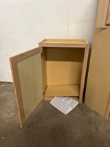 21 in. W x 12 in. D x 30 in. H Assembled Wall Kitchen Cabinet in Unfinished with Recessed Panel