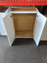 Shaker 27 in. W x 12 in. D x 36 in. H Assembled Wall Kitchen Cabinet in Satin White