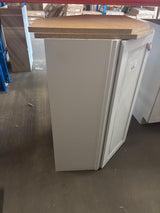 Westfield Feather White Shaker Stock Assembled Corner Wall Kitchen Cabinet (24 in. W x 12 in. D x 36 in. H)