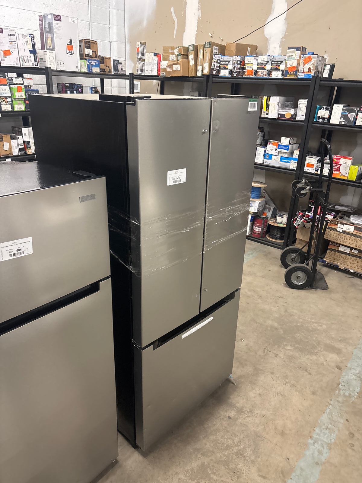 30 in. 18.4 cu. ft. Standard-Depth French Door Bottom Freezer Refrigerator in Fingerprint Resistant Stainless Steel Look