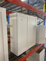 Shaker 36 in. W x 12 in. D x 42 in. H Assembled Wall Kitchen Cabinet in Satin White