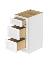 15 in. W x 21 in. D x 32.5 in. H 3-Drawers Bath Vanity Cabinet Only in White