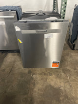 Whirlpool 24 in. Top Control Built-In Fingerprint Resistant Stainless Steel Dishwasher with Pocket Handle, 55 dBA
