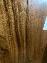 6 ft. L x 39 in. D Finished Saman Solid Wood Butcher Block Island Countertop With Live Edge