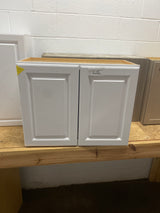 Hampton 30 in. W x 12 in. D x 24 in. H Assembled Wall Bridge Cabinet in Satin White