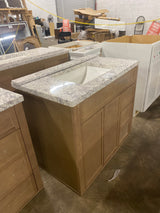 Winsome 36 in. Bath Vanity Cabinet with Cultured Marble Top in Sand