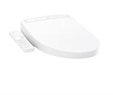 S2 Washlet Electric Heated Bidet Seat for Elongated Toilet in Cotton White