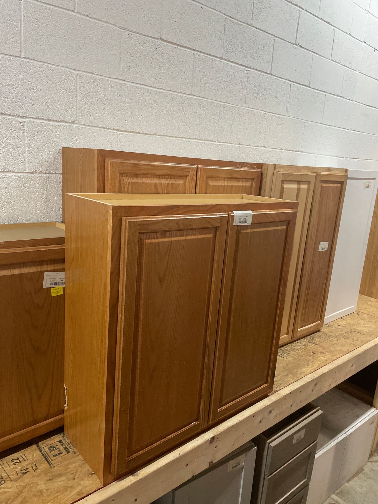 Hampton 36 in. W x 12 in. D x 36 in. H Assembled Wall Cabinet in Medium Oak