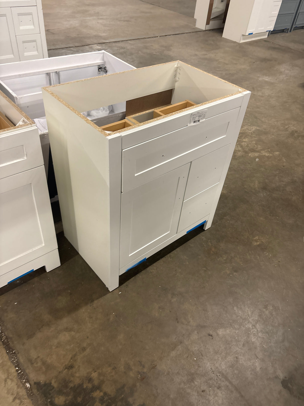 Clady 31 in. W x 19 in. D x 35 in. H Single Sink Freestanding Bath Vanity in White Without Top