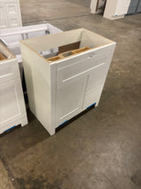 Clady 31 in. W x 19 in. D x 35 in. H Single Sink Freestanding Bath Vanity in White Without Top