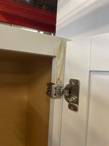 Westfield Feather White Assembled Wall Kitchen Cabinet (30 in. W x 12 in. D x 30 in. H)