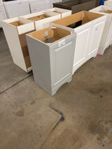 19 in. Single Sink Pearl Gray Bath Vanity without Top