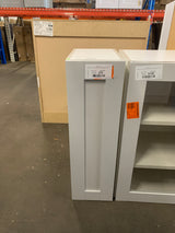Milton 9 in. W x 14 in. D x 30 in. H Assembled Shaker Wall Kitchen Cabinet in Light Gray