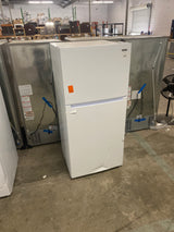 18.1 cu. ft. Top Freezer Refrigerator with Adjustable Glass Shelving in White, Garage Ready