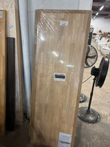 6 ft. L x 25 in. D Unfinished Hevea Solid Wood Butcher Block Countertop With Square Edge