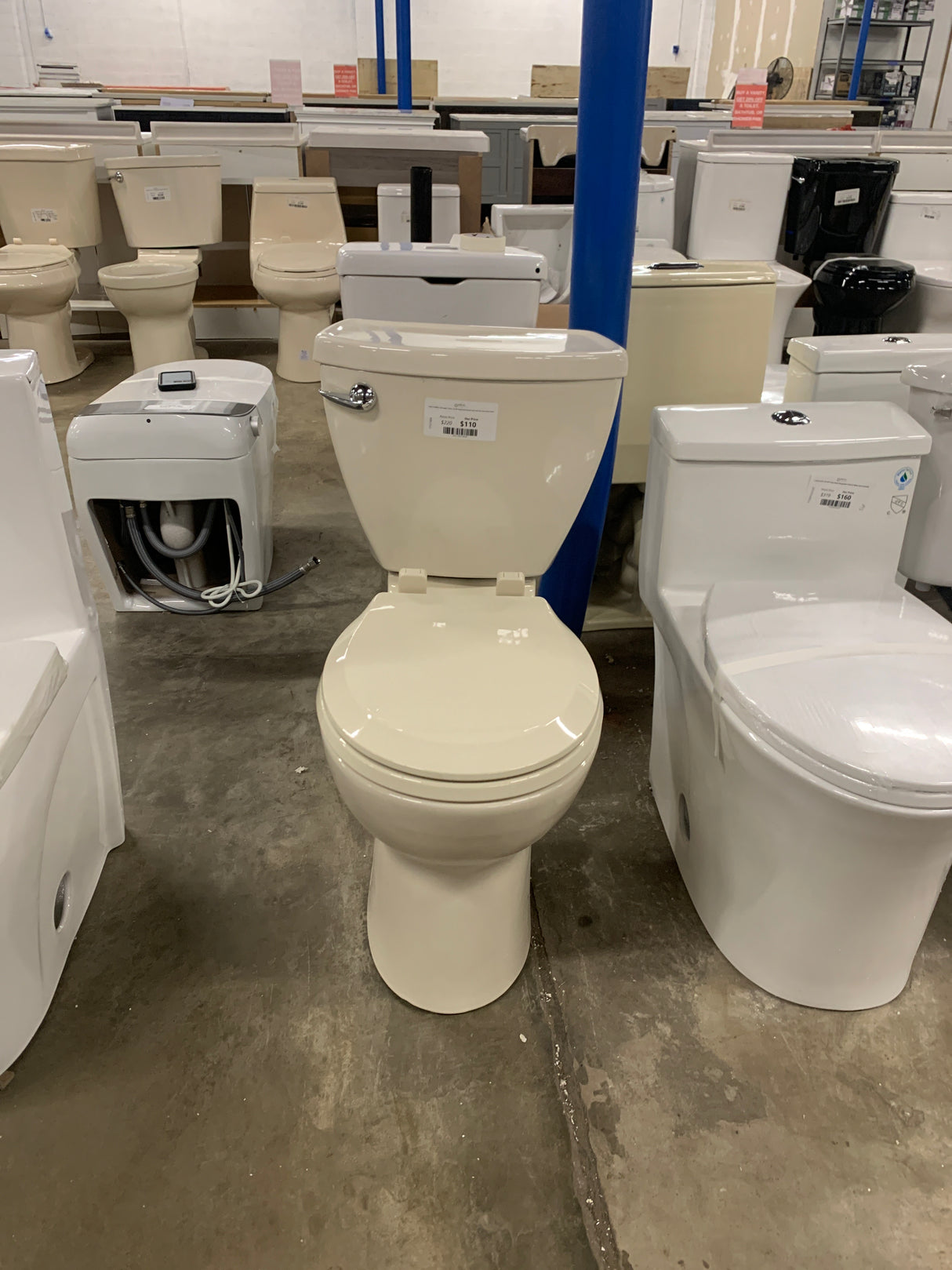 Cadet 3 FloWise Tall Height 2-Piece 1.28 GPF Single Flush Round Toilet with Slow Close Seat in Bone