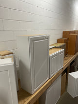 Hampton 24 in. W x 12 in. D x 42 in. H Assembled Wall Cabinet in Satin White