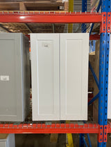 Shaker 27 in. W x 12 in. D x 42 in. H Assembled Wall Cabinet in Satin White