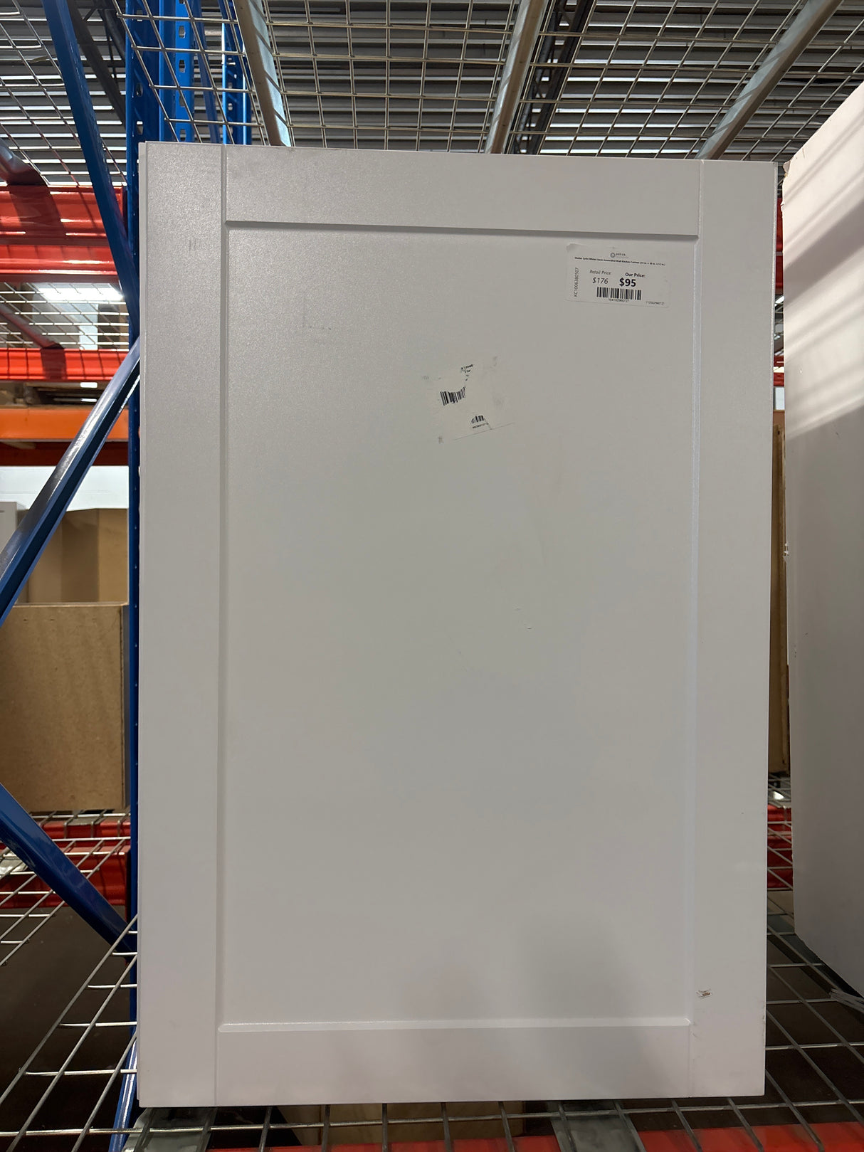 Shaker Satin White Stock Assembled Wall Kitchen Cabinet (24 in. x 36 in. x 12 in.)