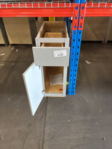 Shaker Dove Gray Stock Assembled Base Kitchen Cabinet with Ball-Bearing Drawer Glides (12 in. x 34.5 in. x 24 in.)