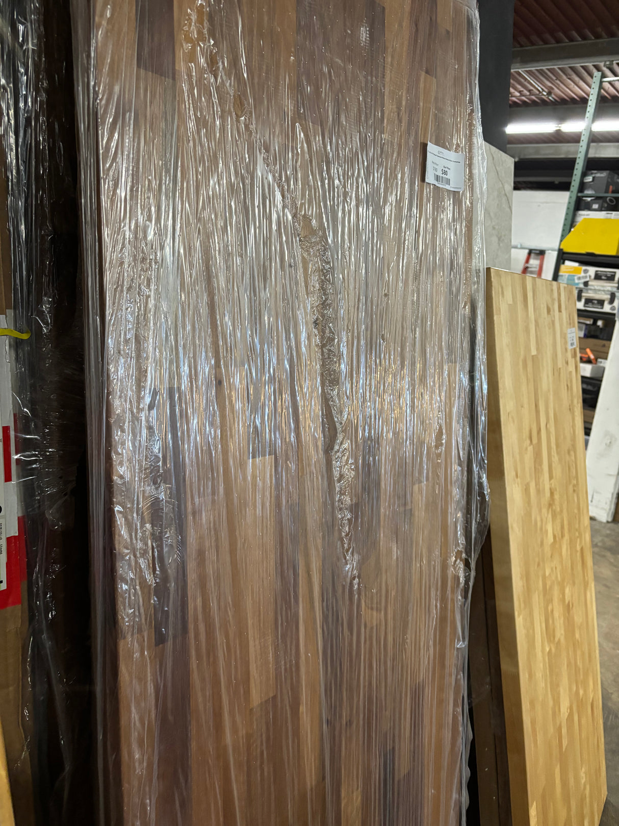 6 ft. L x 25 in. D Finished Engineered Walnut Butcher Block Countertop