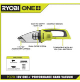 ONE+ 18V Cordless Performance Hand Vacuum (Tool only)