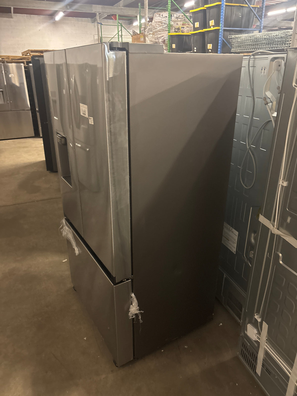 Samsung 36 in. 26 cu. ft. Counter Depth 3-Door French Door Refrigerator in Stainless Steel with External Water and Ice Dispenser