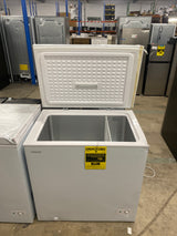 7.0 cu. ft. Manual Defrost Chest Freezer with LED Light in White Garage Ready